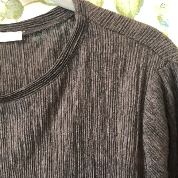 Chocolate brown long sleeve tunic - Picture 2 of 3